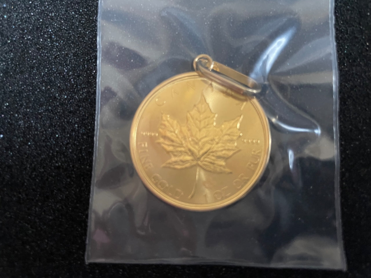K24/K18 メイプルリーフ金貨 1oz ペンダント
