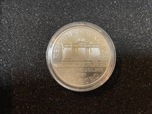 2020年 オーストリア ウィーン・フィルハーモニー銀貨 1オンス 純銀（999.9）
