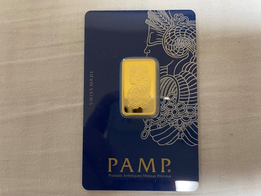 PAMP Suisse 純金インゴット 10g K24 999.9 ゴールドバー ブリスターパック付