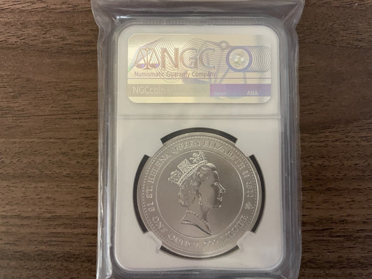2022 セントヘレナ ペガサス 1オンス銀貨 NGC MS69 Early Releases 鑑定品